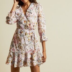Ted Baker Jasmine Ruffle Dress size 5